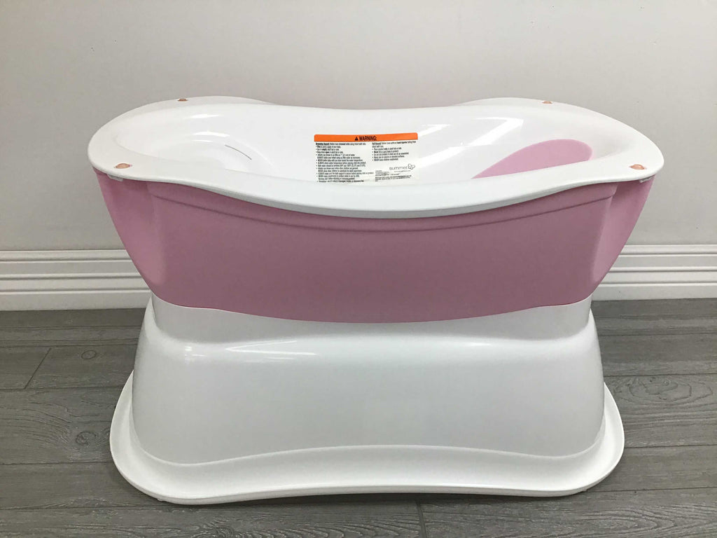 Summer infant right height bath sale tub pink