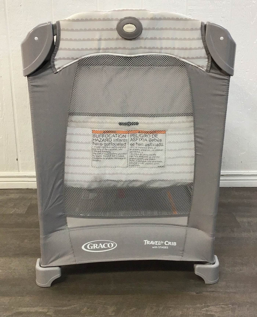 Graco travel hotsell crib with stages