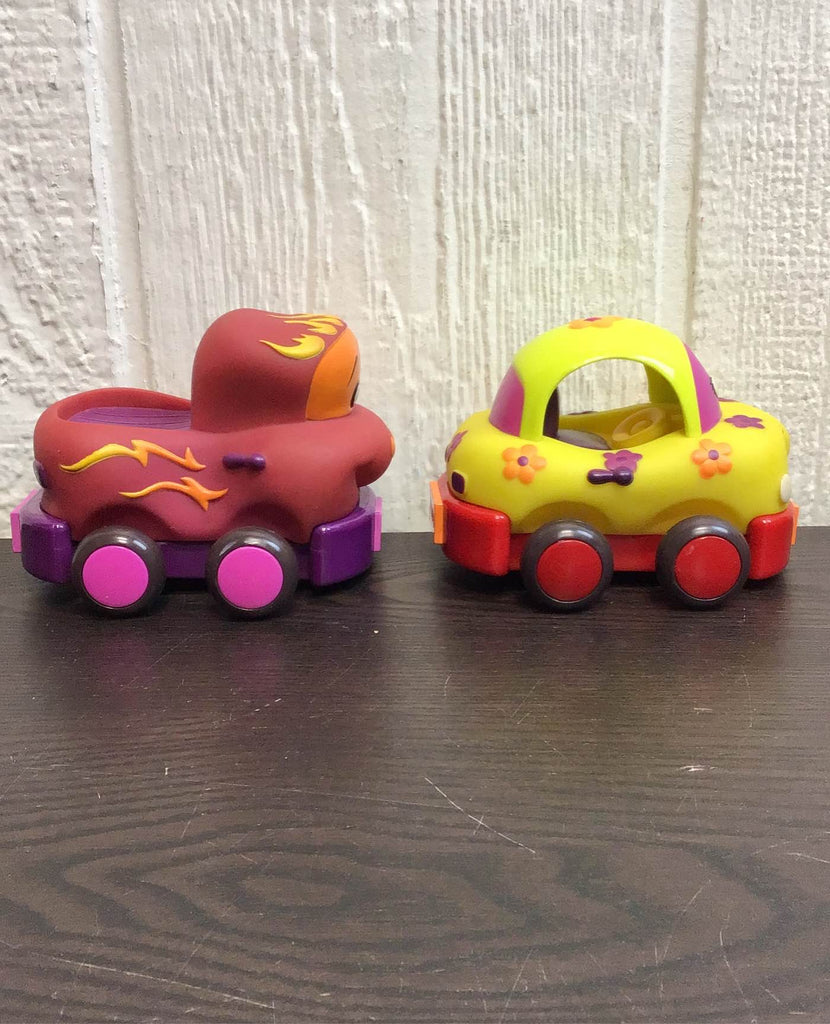 B. toys Pull Back Toddler Cars Wheeeels!