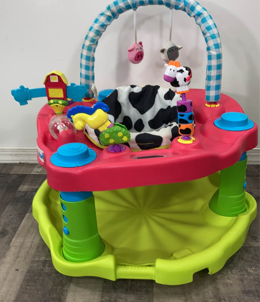 Activity Center Evenflo Exersaucer Farm Baby Bouncer Seat 0-12