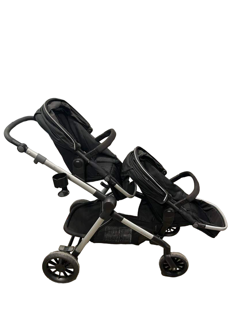 Evenflo Pivot Xpand Double Stroller, 2019, Stallion Black