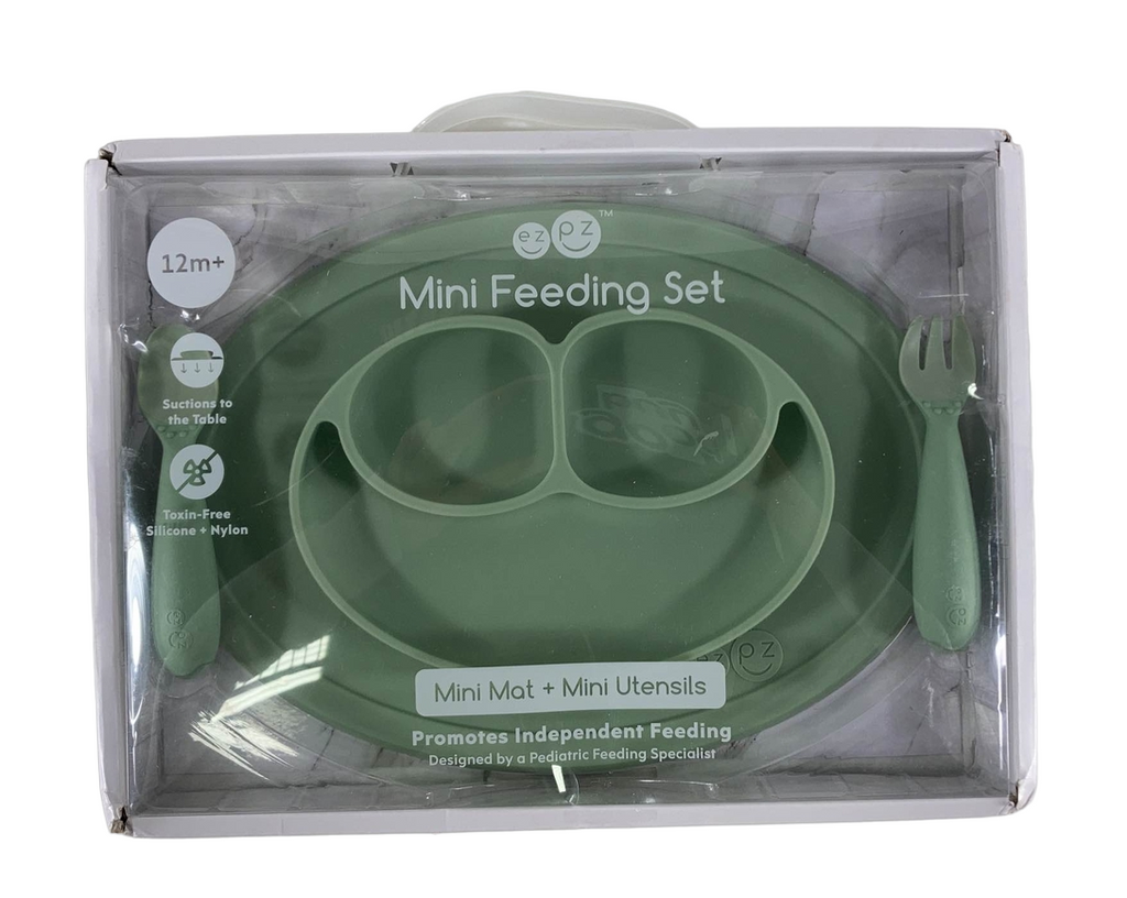 Ezpz Mini Tazza Con Paglia Indaco - Bicchiere In Silicone Per Bambini, Adatto A Microonde E Lavastoviglie - 2