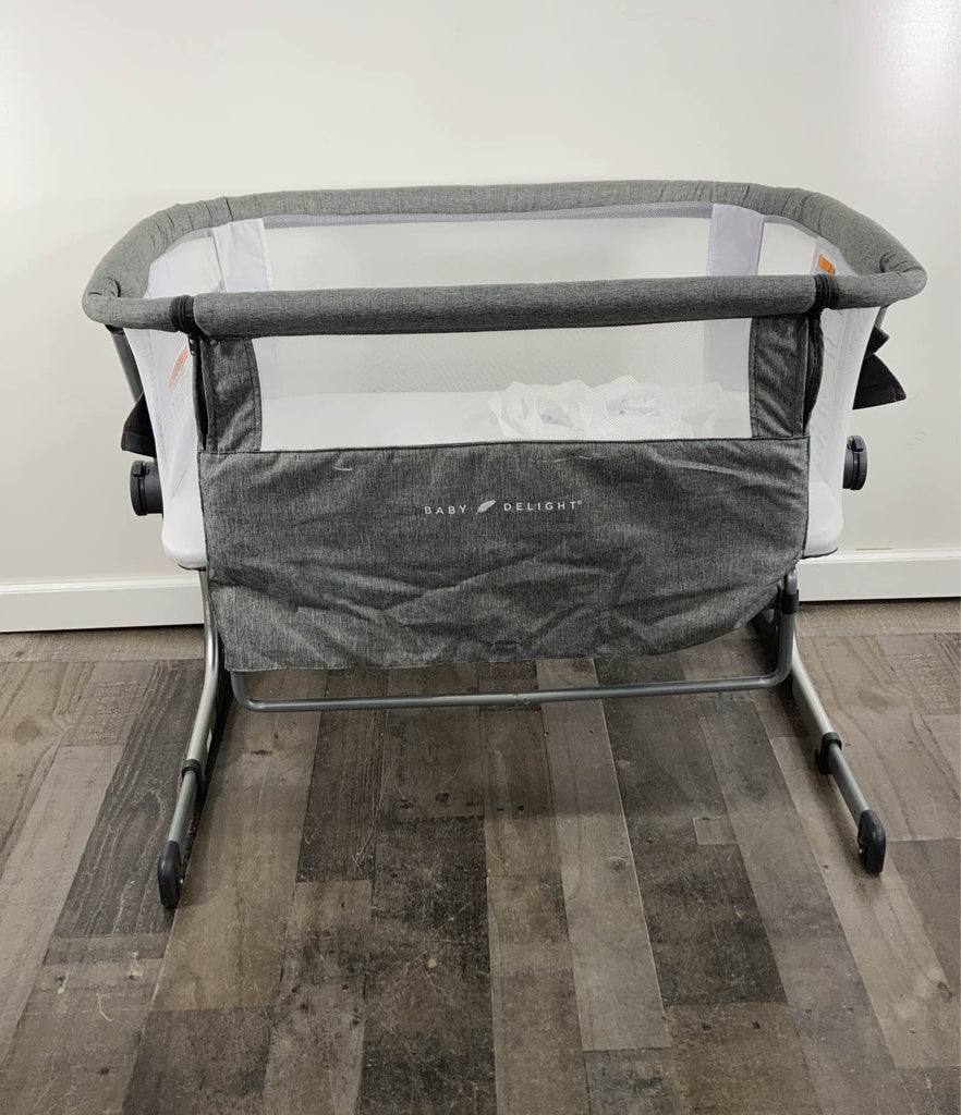 Baby Delight Beside Me Dreamer & Bedside Sleeper, Charcoal Tw