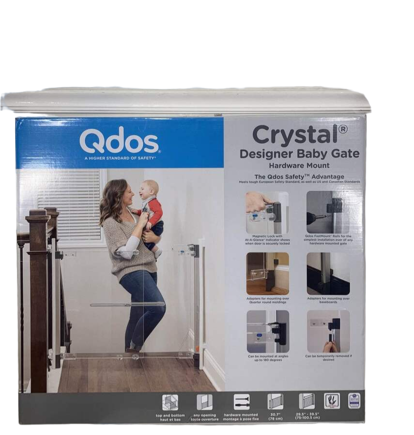 Qdos Crystal Designer Baby Safety Gate Hardware Mount