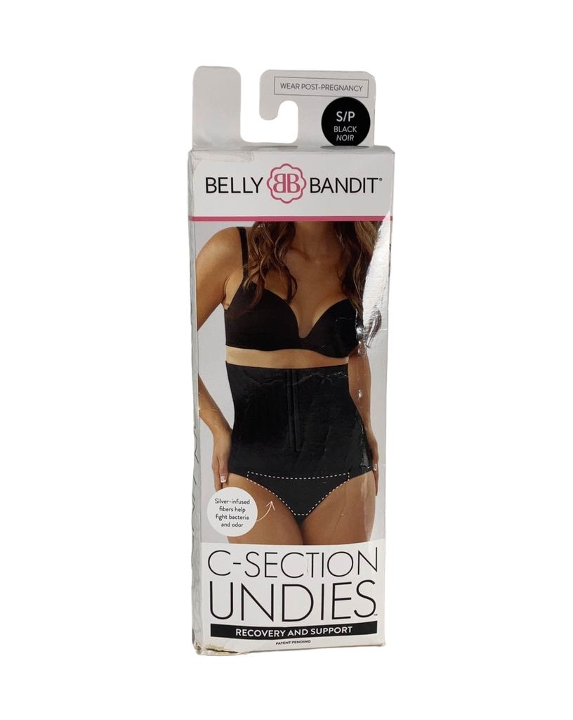 Belly Bandit CSection And Postpartum Recovery Undies, S, Black