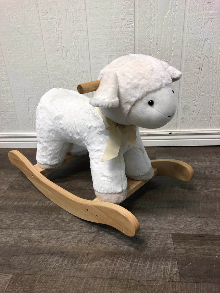 Pottery barn kids hotsell lamb rocker