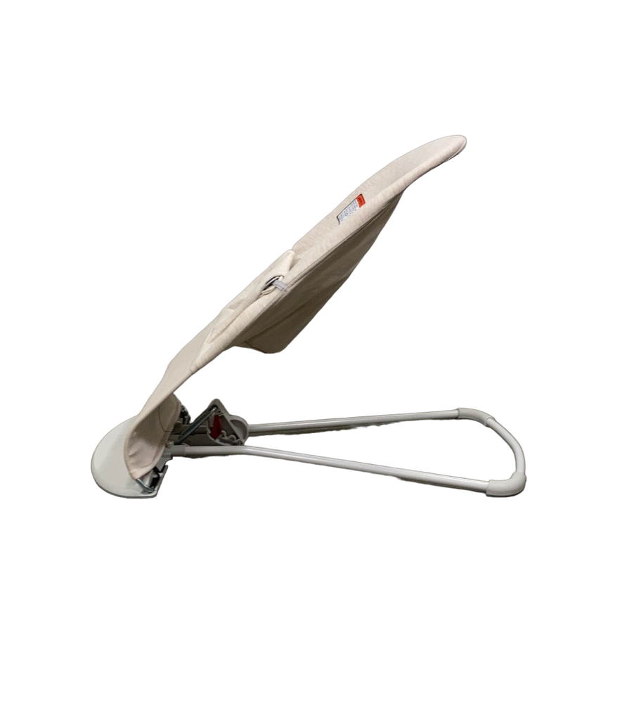BabyBjorn Bouncer Bliss, Light Gray Frame, Light Beige 3D Jersey