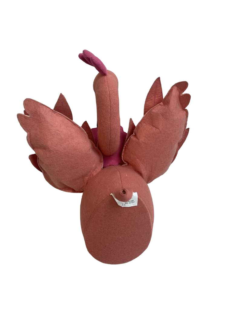 Pillowfort Plush Head Wall Decor, Flamingo