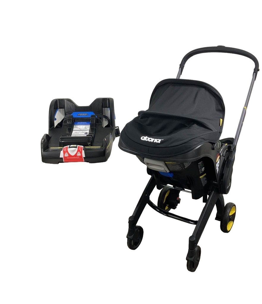 Doona Infant Car Seat & Stroller Combo, 2021, Nitro Black