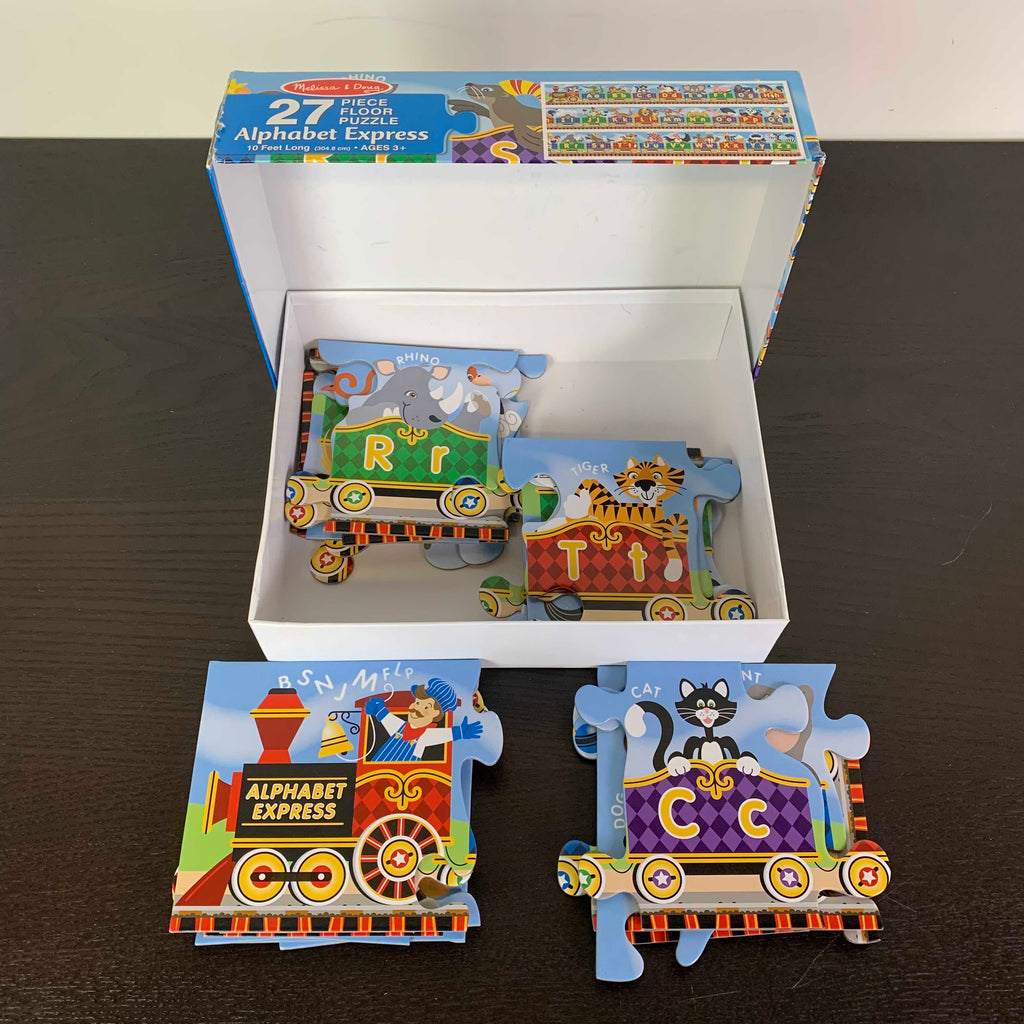 Melissa & Doug Floor Puzzle, Alphabet Express