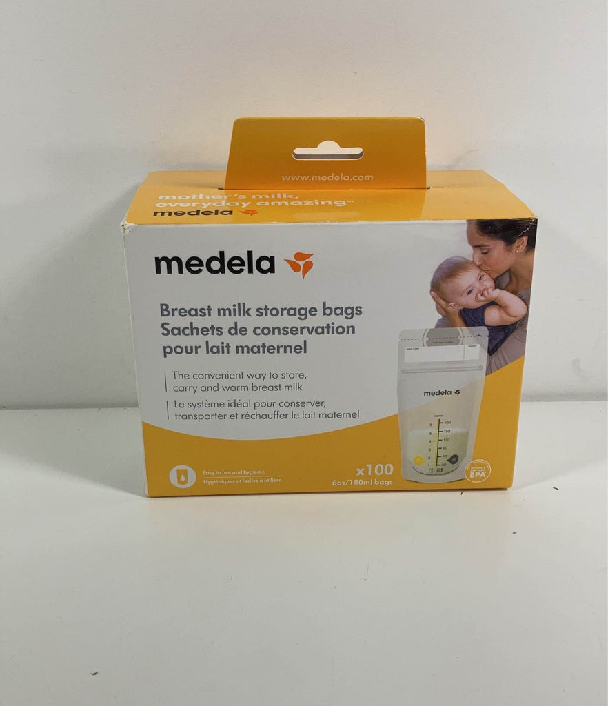 Medela Breast Milk Storage Bags, 6 oz - 100 count