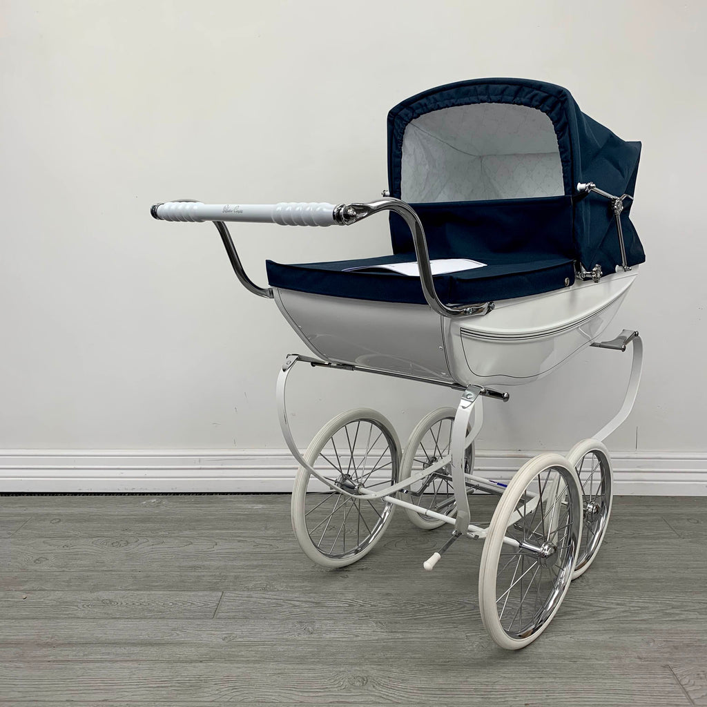 Silver cross dolls sales pram navy