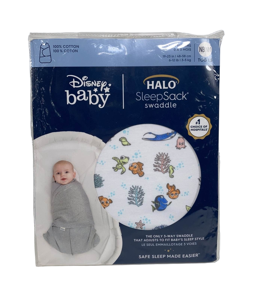 Halo SleepSack Swaddle, Newborn, Disney Baby Great Barrier Reef