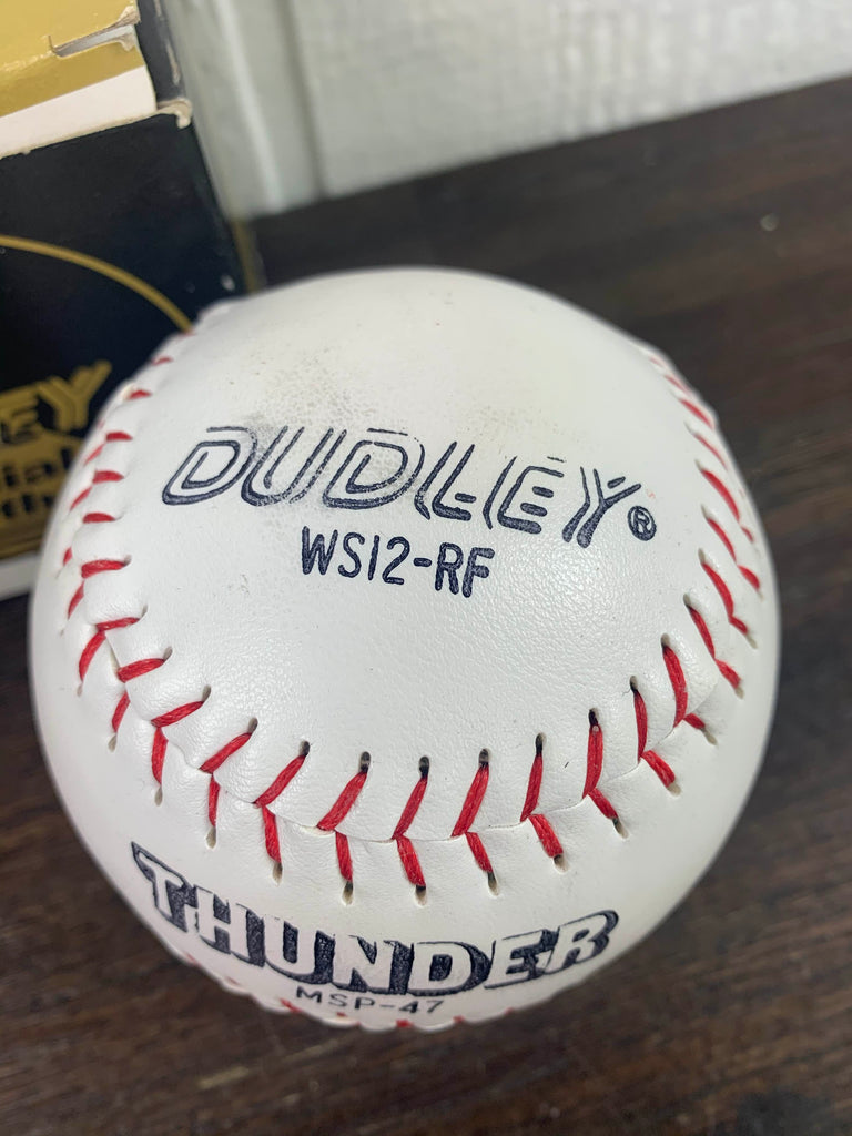 Batte De Softball Vintage Dudley Thunder - 34 Pouces, 30 Oz, Aluminium, Chargée En Bout, Occasion Fonctionnelle