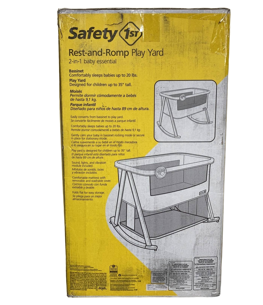 Safety first outlet bassinet