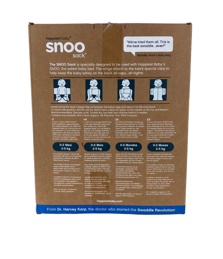 Happiest Baby SNOO Sack Small 5 12 lbs Pink Rose Planets