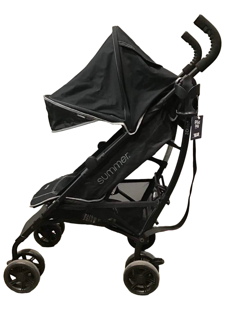 Summer Infant 3Dlite+ Convenience Stroller, 2020, Black