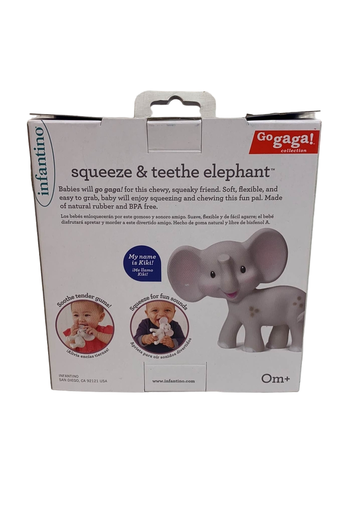 Infantino squeeze and teethe top elephant