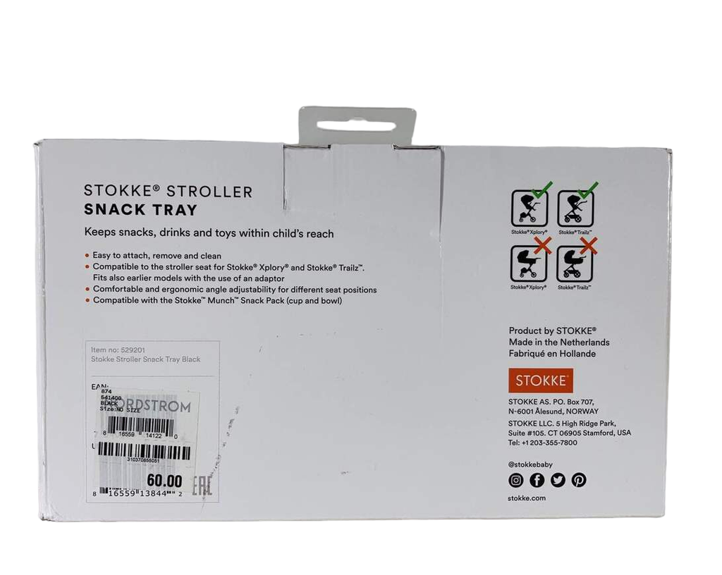 Stokke stroller snack sales tray