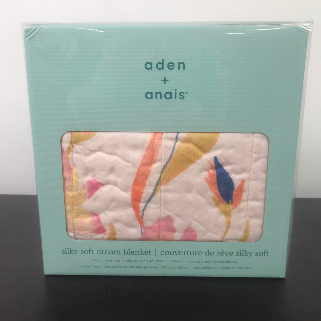 Aden + Anais Silky Soft Dream Blanket, Marine Gardens