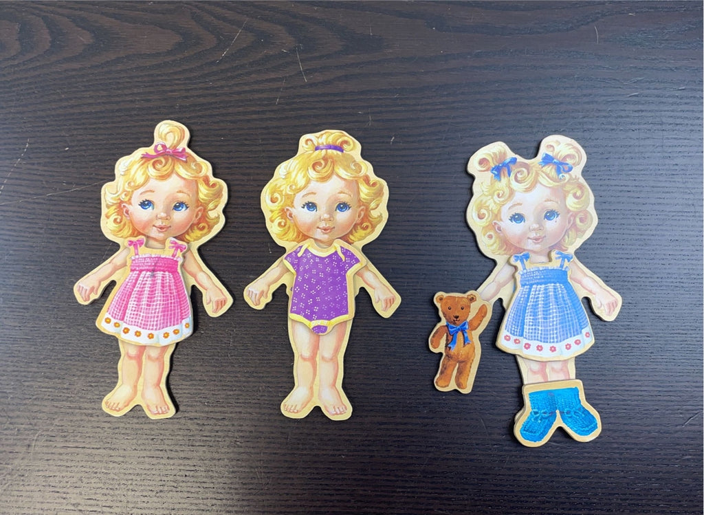 Wooden Magnetic Dress Up Dolls