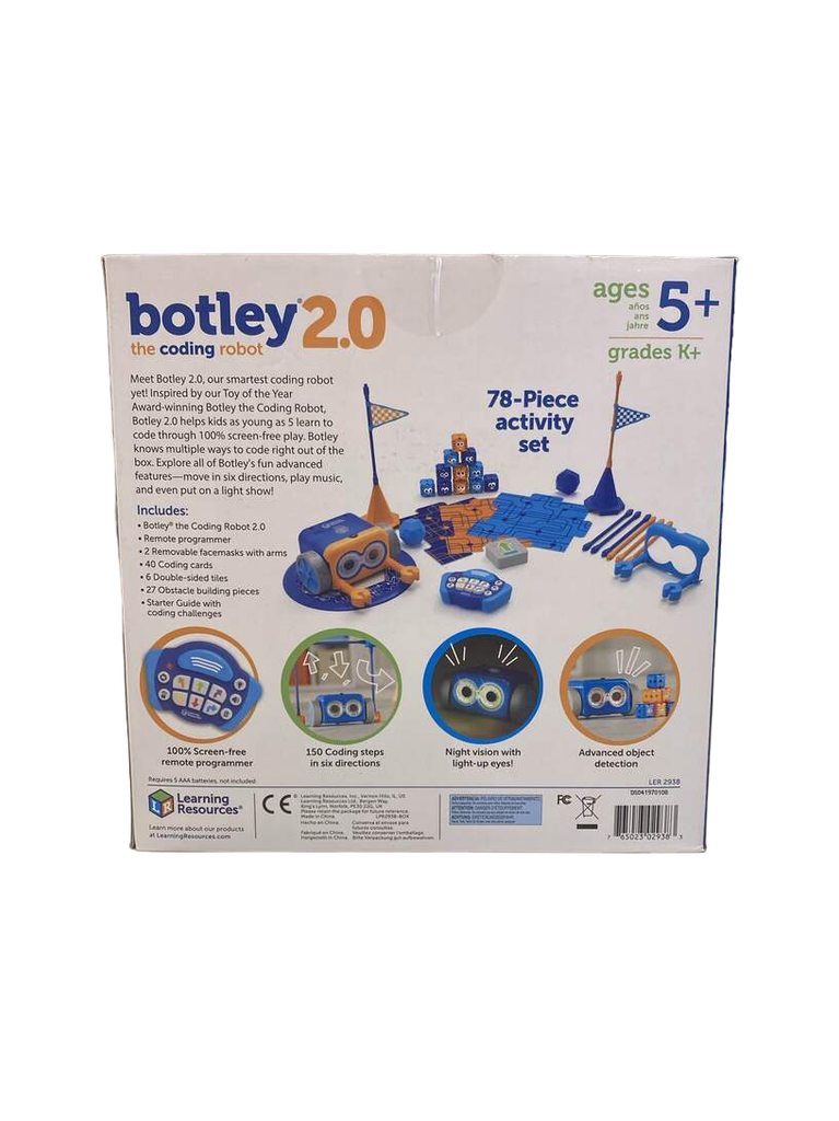 Learning Resources Botley 2.0 the Coding Robot Activity Set by Learning  Resources
