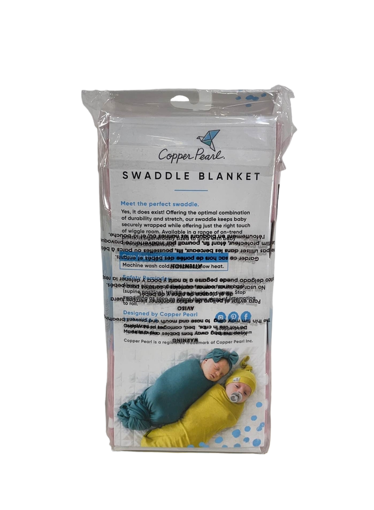 Copper Pearl Knit Swaddle Blanket, Lucy