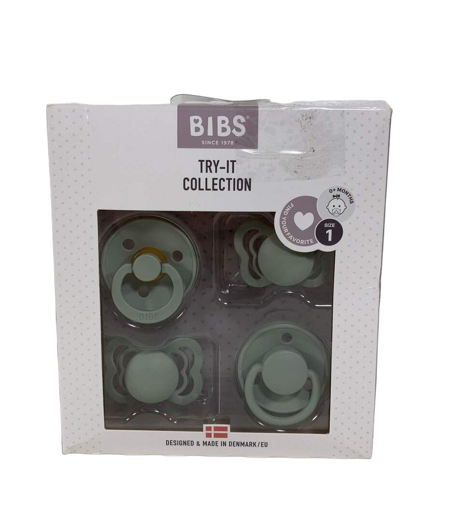 BIBS Tryit Pacifier Collection, Sage