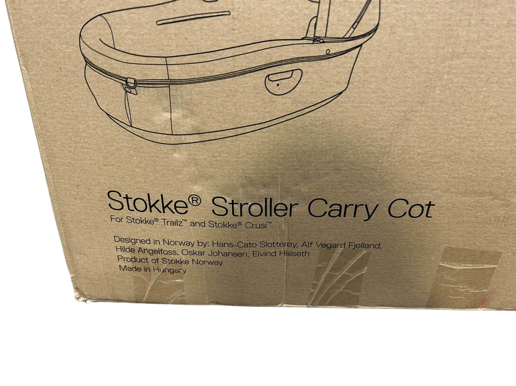 Stokke Crusi Trailz Carry Cot Black Melange