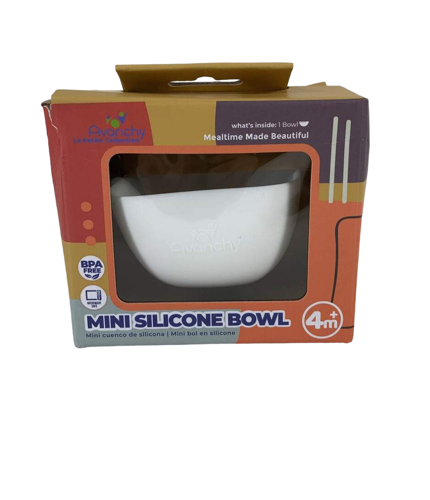 Avanchy La Petite Silicone Mini Bowl - Gray