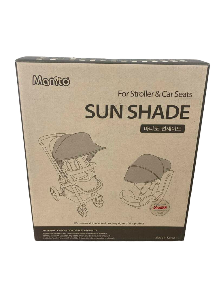 Manito Sun Shade For Strollers And Car Seats, Diamond blue