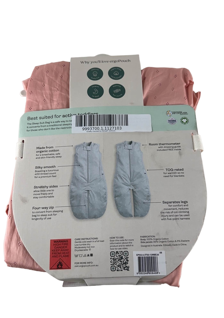 Ergopouch sleep suit hot sale