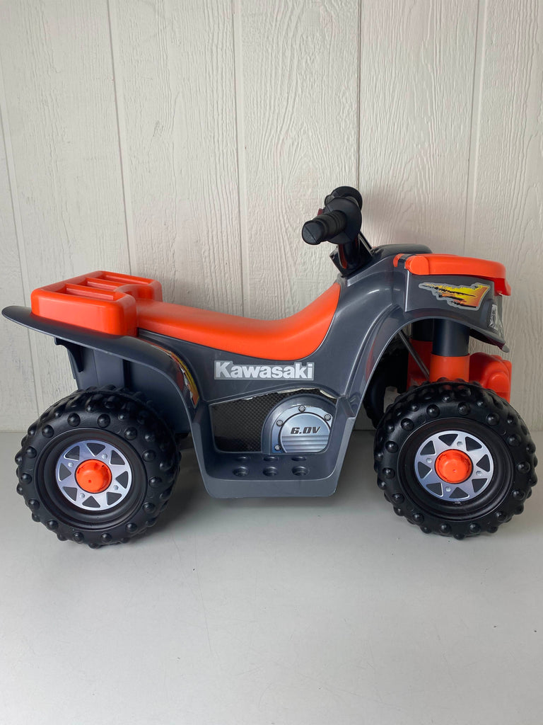 Power wheels kawasaki lil cheap quad orange