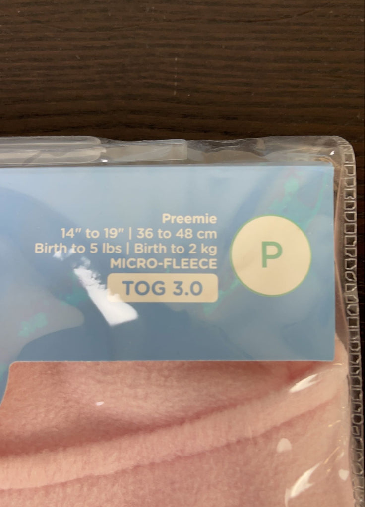 Halo MicroFleece SleepSack Swaddle, Preemie, Pink