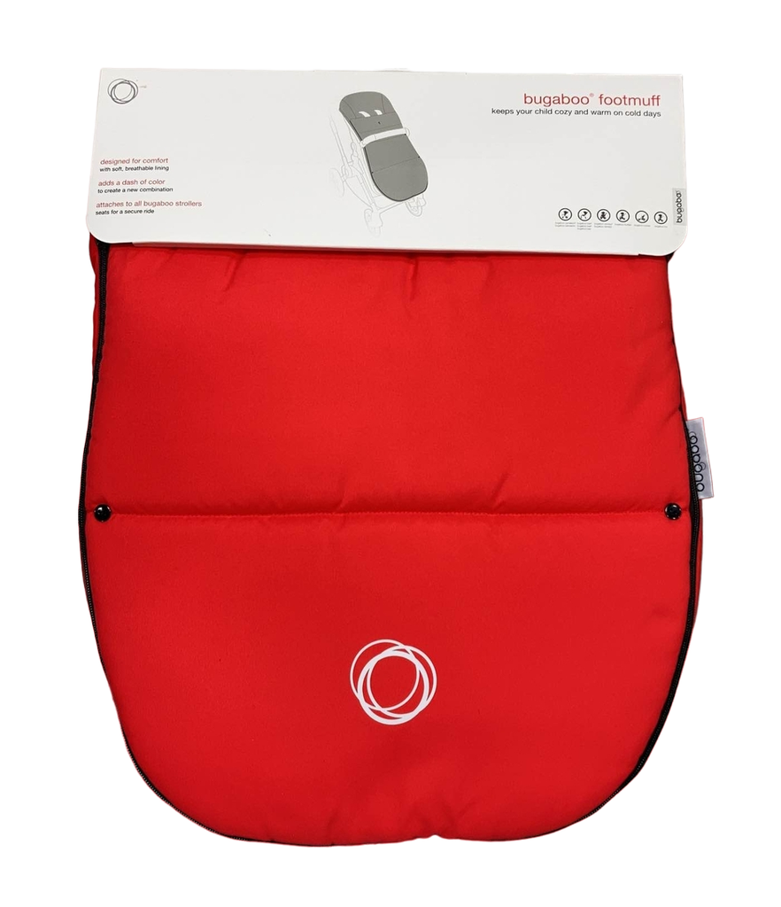 Bugaboo top footmuff red