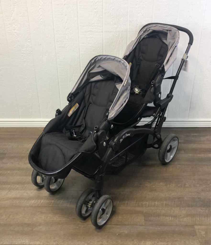 Sit n stand clearance snap fit double stroller