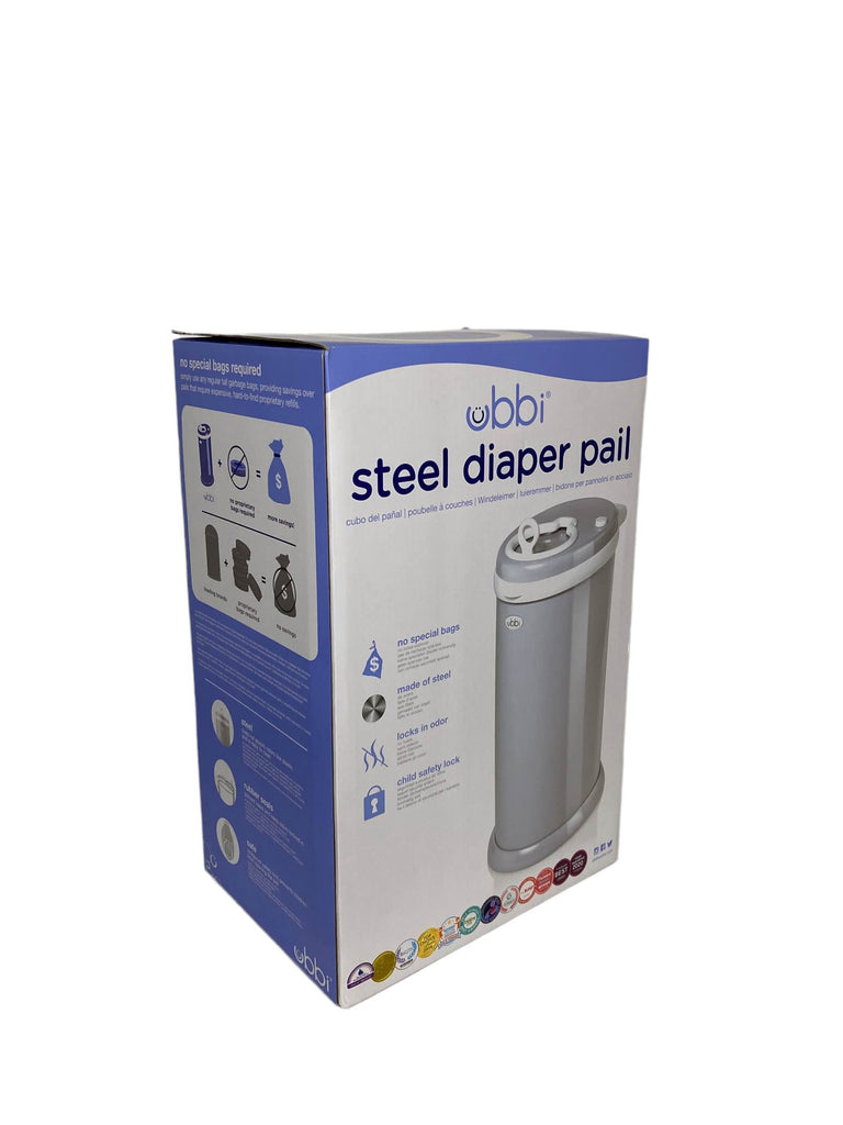 Ubbi Diaper Pail, Grey