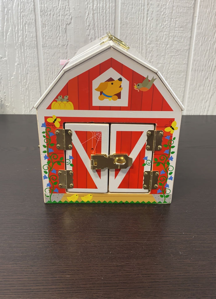 Melissa & Doug Wooden Latches Barn