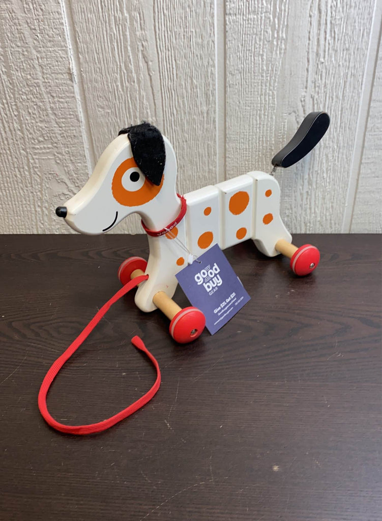 Janod rocky the dog hotsell pull toy