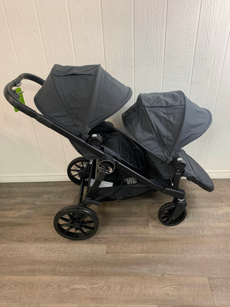 Baby Jogger City Select Lux Double Stroller, Granite, 2019