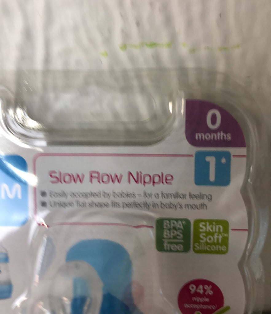MAM Bottle Nipples, Slow Flow