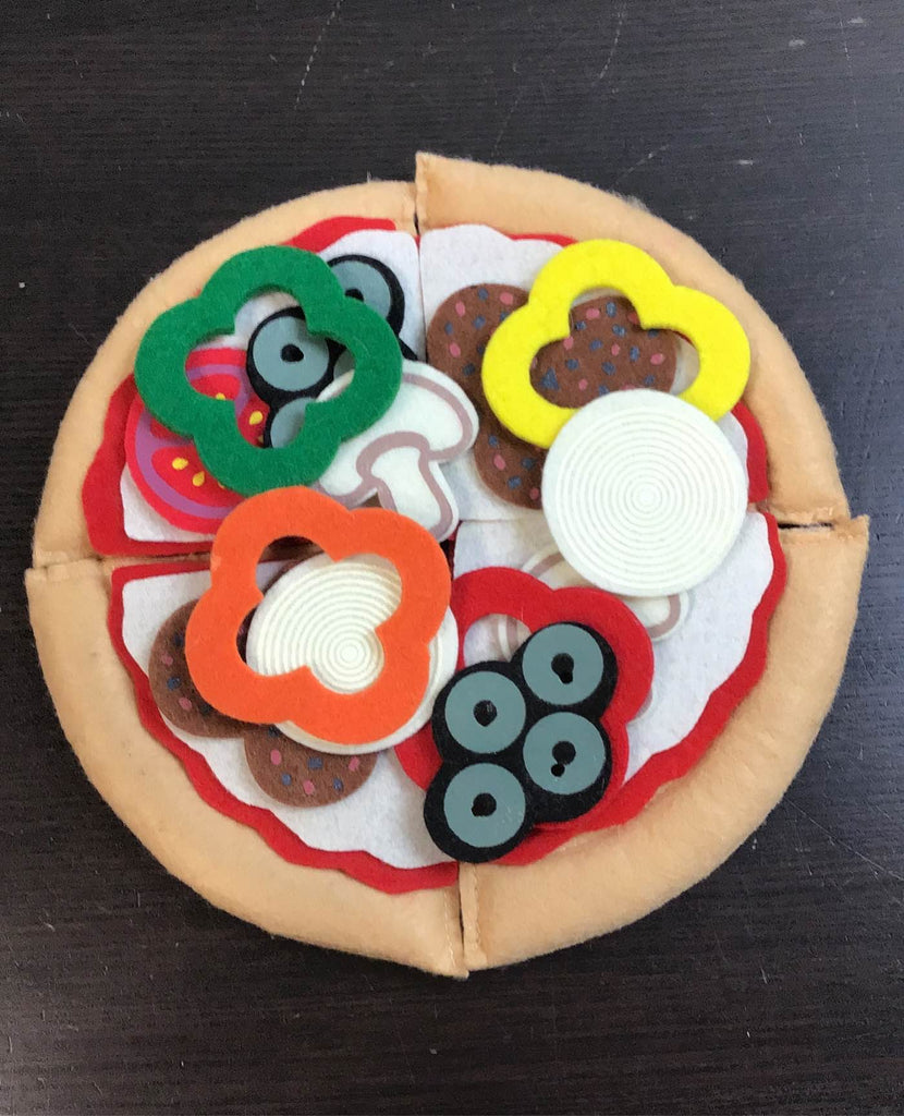  Melissa & Doug Felt Food Mix 'n Match Pizza Play Food