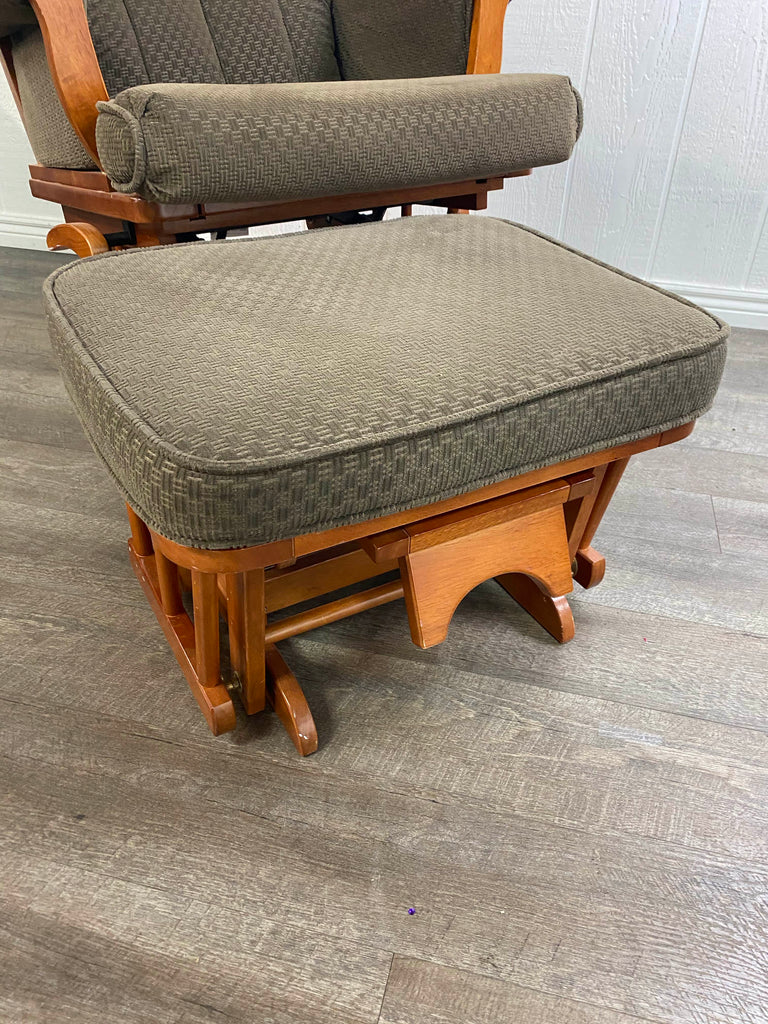 Shermag Glider And Ottoman