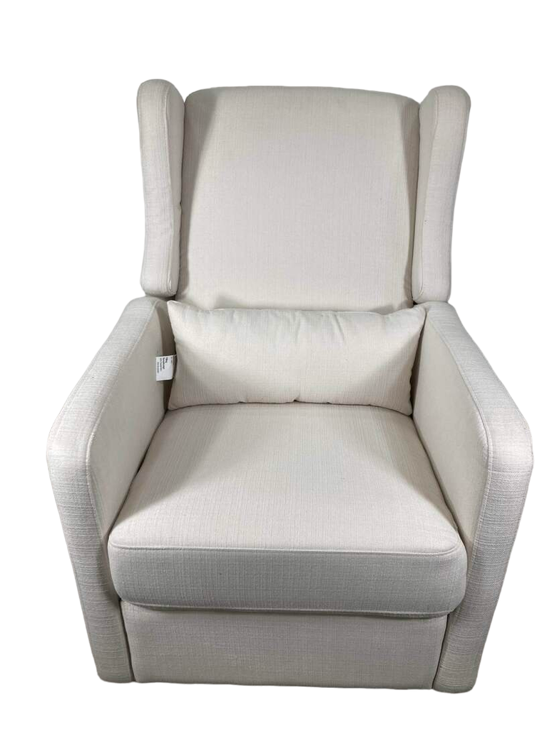 Carter's by davinci arlo recliner and swivel online glider in cream linen