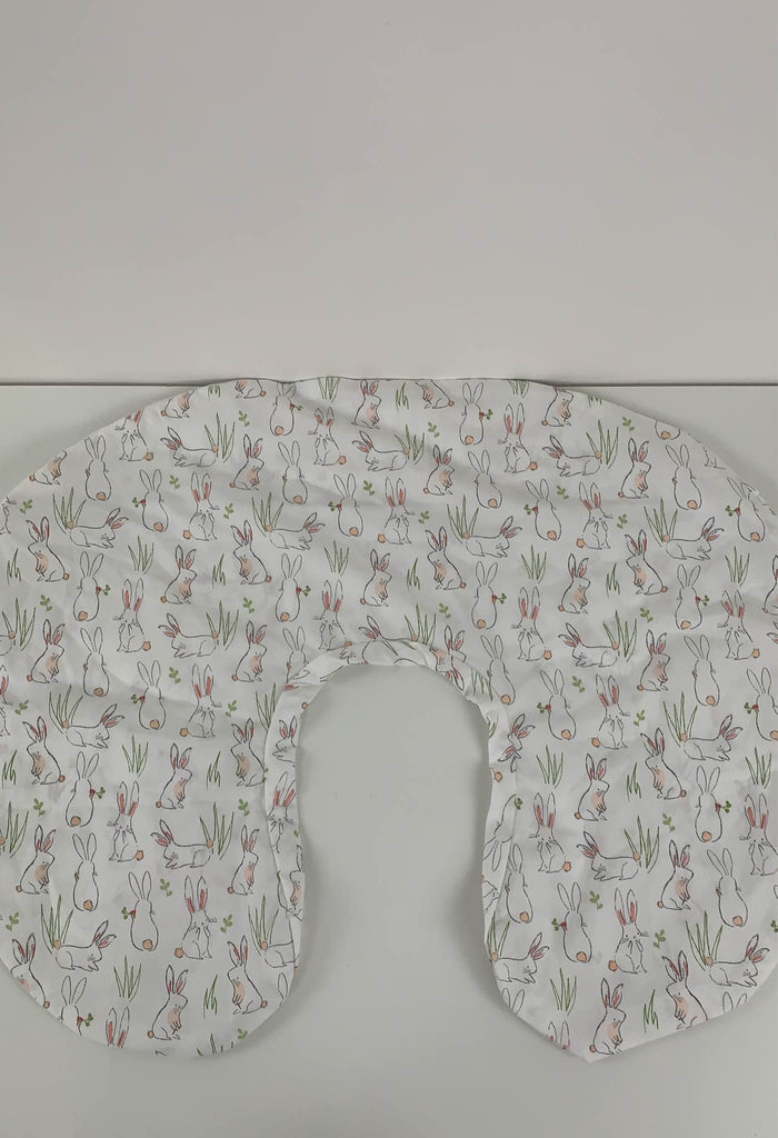 Boppy Luxe Nursing Pillow Slip Cover, Hip Hop Bunnies