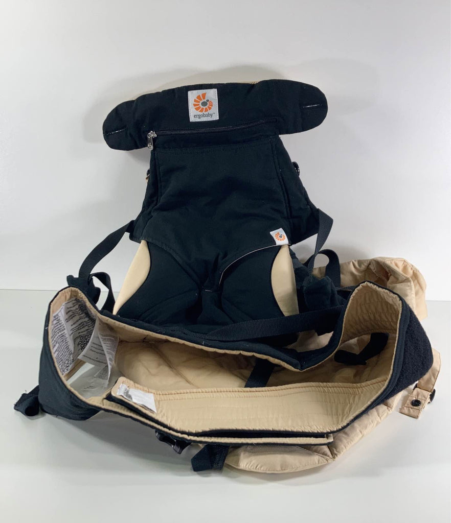 Ergobaby Four Position 360 Baby Carrier, Black and Camel