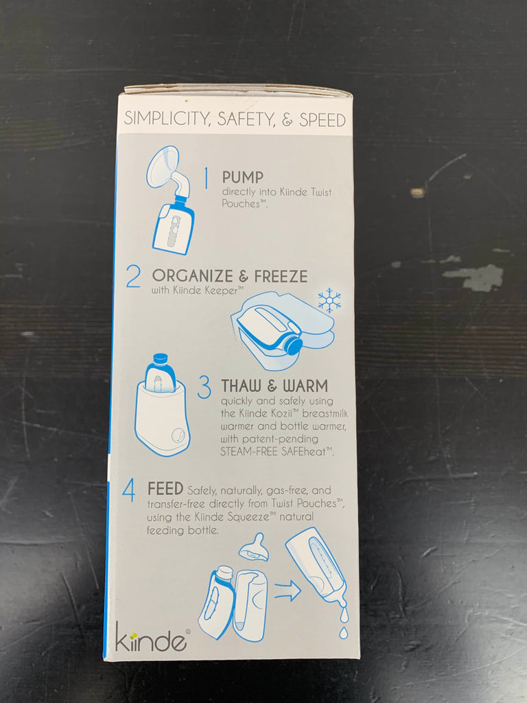 Kiinde Natural Feeding Bottles, With Active Latch Nipples