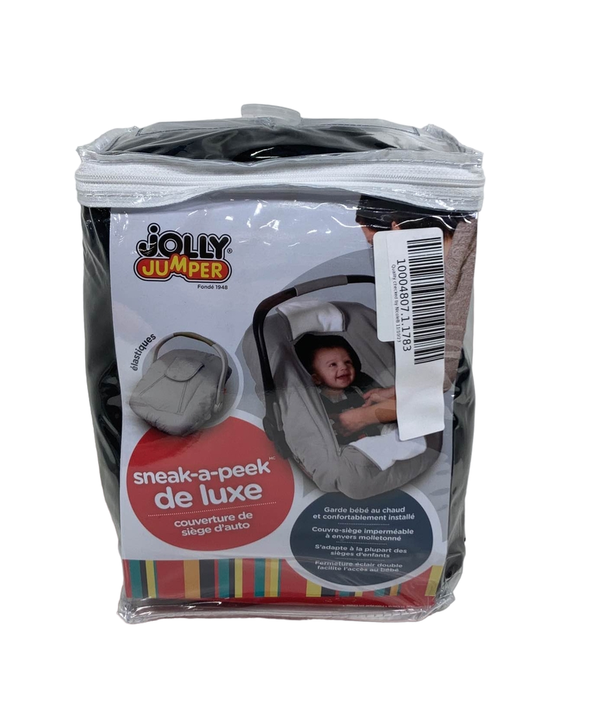 Jolly Jumper Arctic Sneak A Peek Infant Car Seat Cover With Attached B