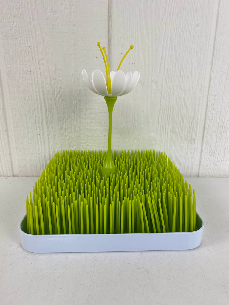 Boon Grass Countertop Drying Rack with Accessory