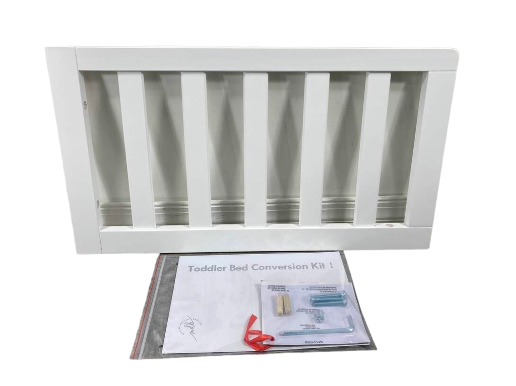 Million Dollar Baby Toddler Bed Conversion Kit (M12599), White